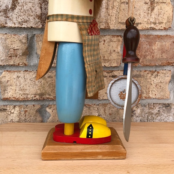Original Steinbach Volkskunst Vintage Wood Nutcracker Chef From West Germany 16” - Picture 14 of 17